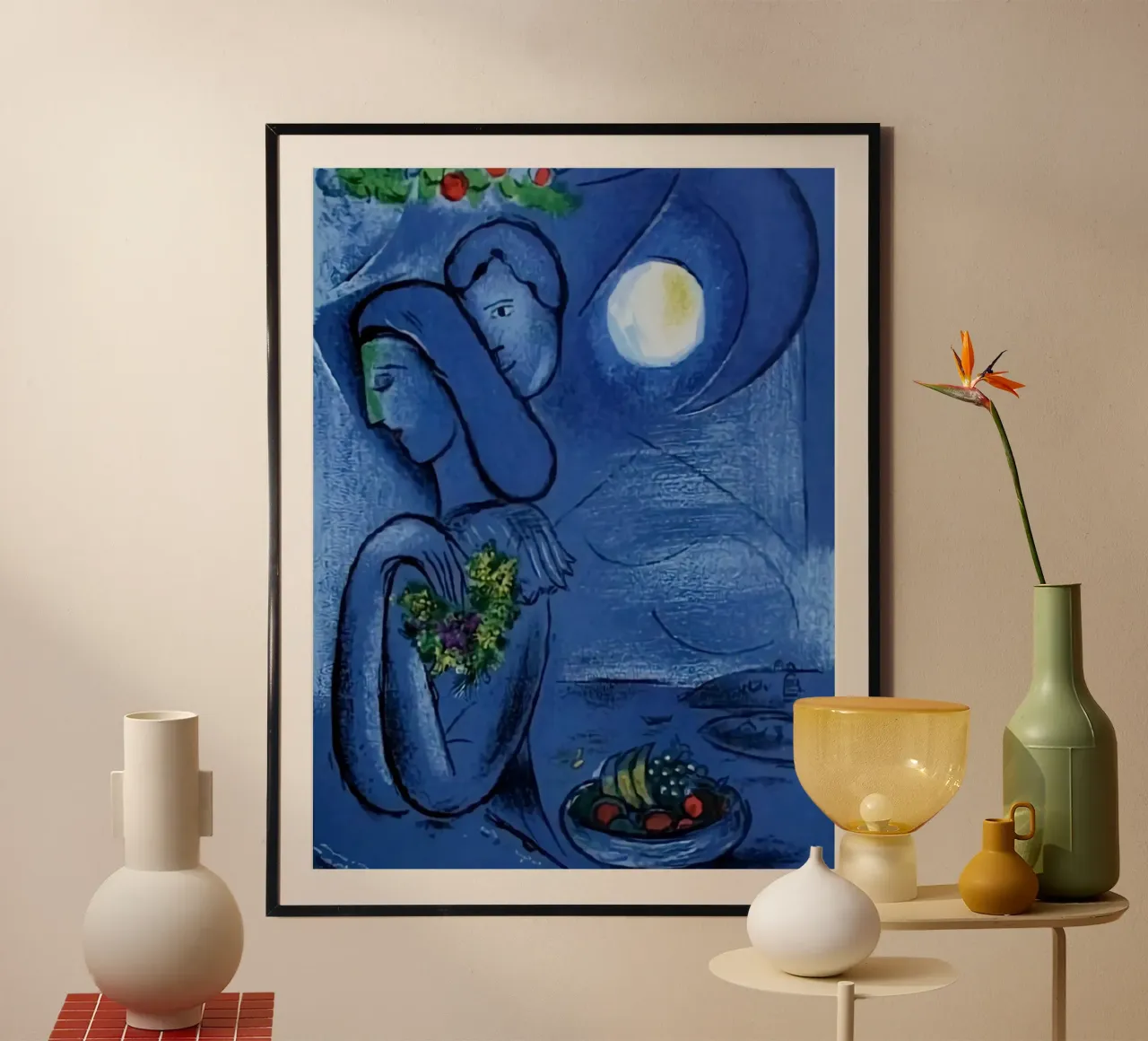Marc Chagall Città di Nizza carta hahnemühle da MC Exhebition