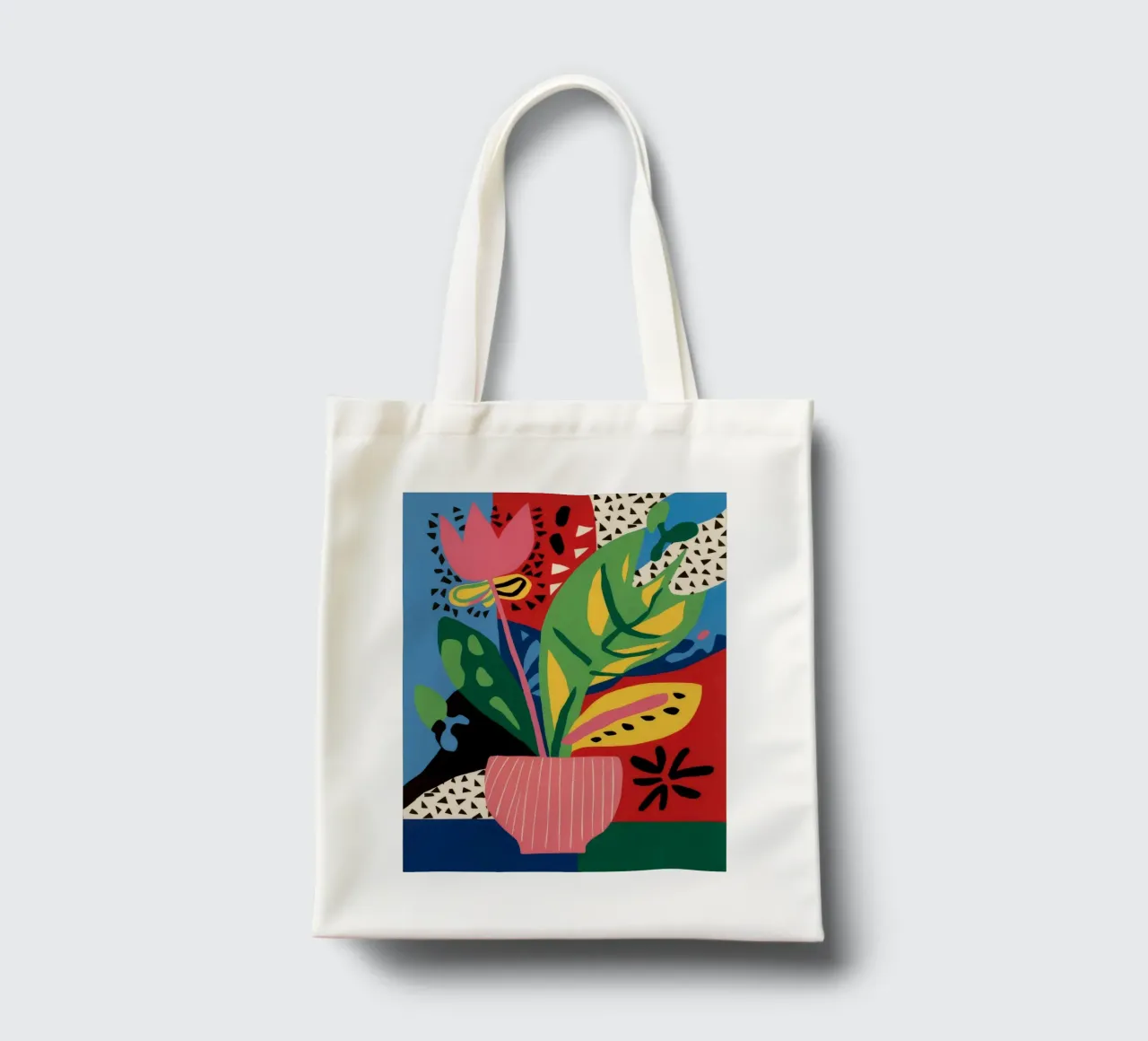 Tropical Leaf Boldness tote bag by Chroma Haven