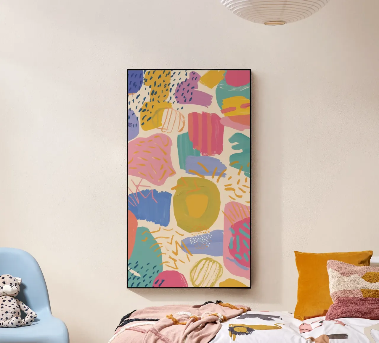 Gioco di forme pastello plexiglass da Chroma Haven