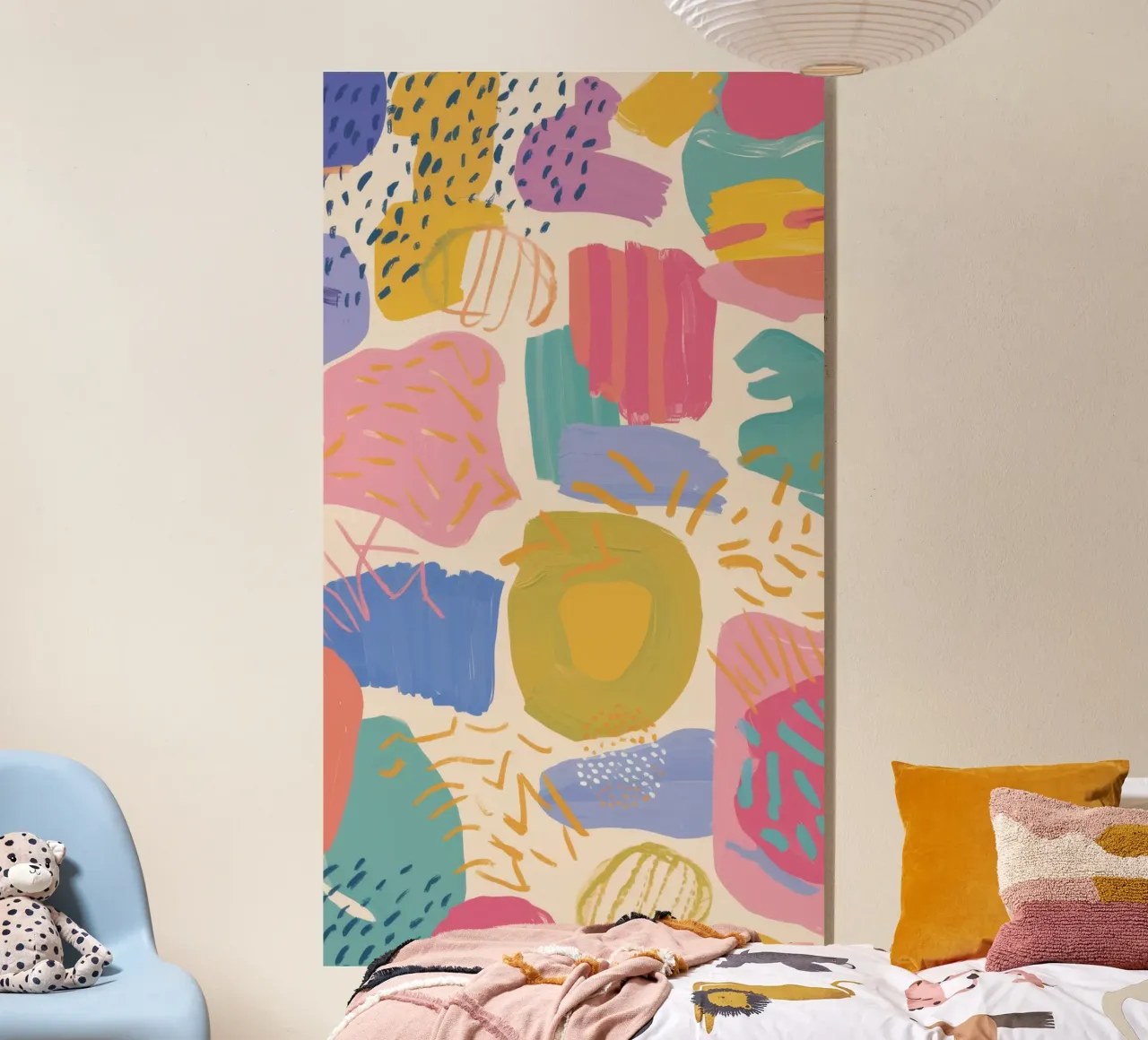 Gioco di forme pastello plexiglass da Chroma Haven