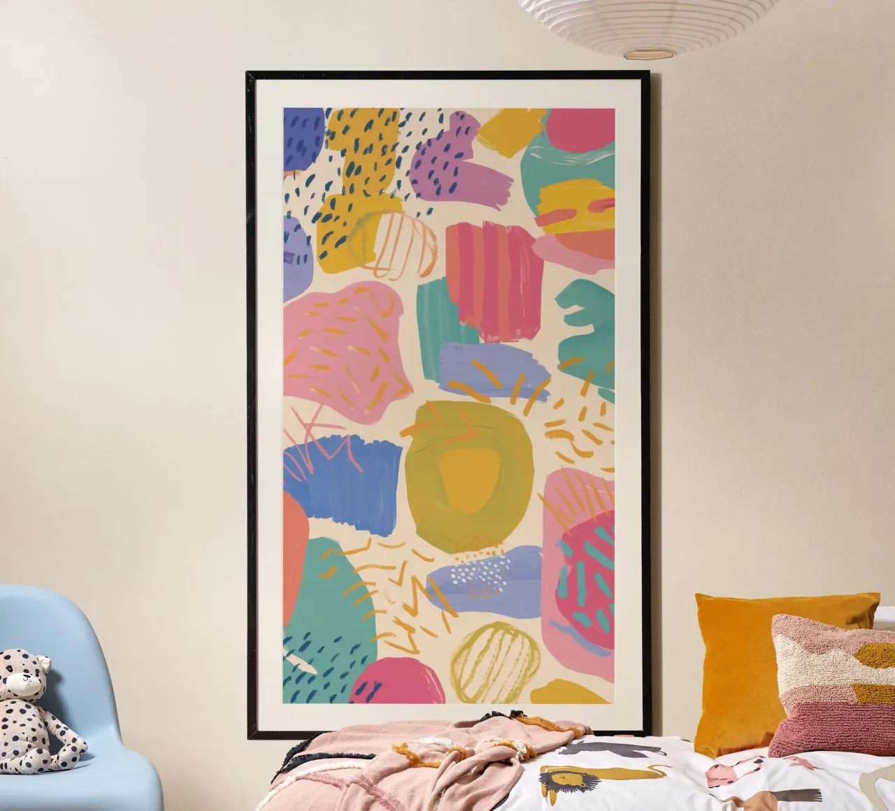 Gioco di forme pastello poster da Chroma Haven