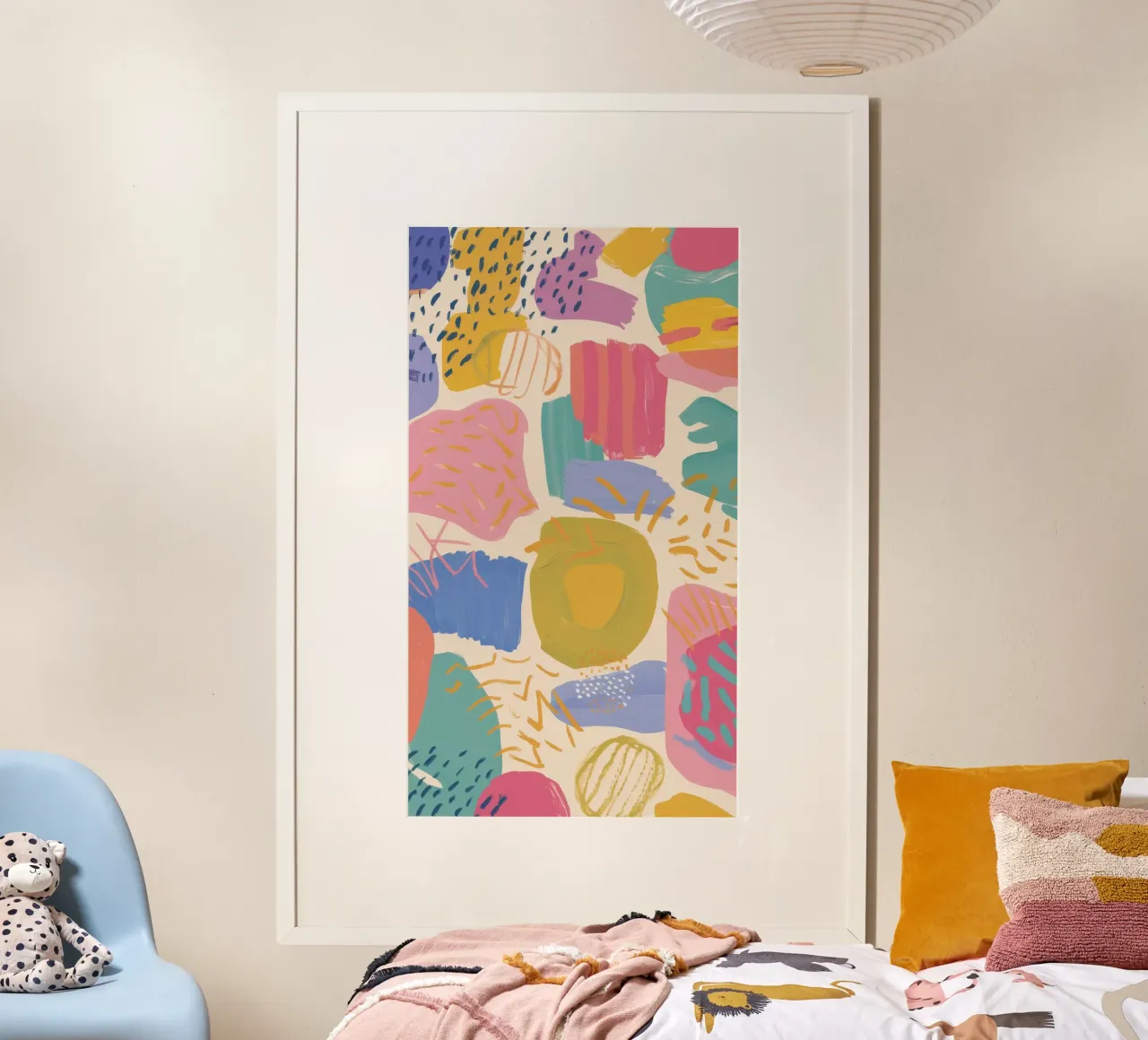 Gioco di forme pastello poster da Chroma Haven