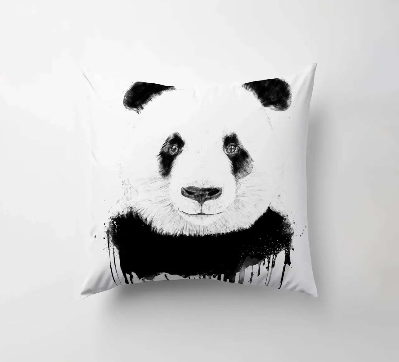 Graffiti Panda cuscino da Balazs Solti