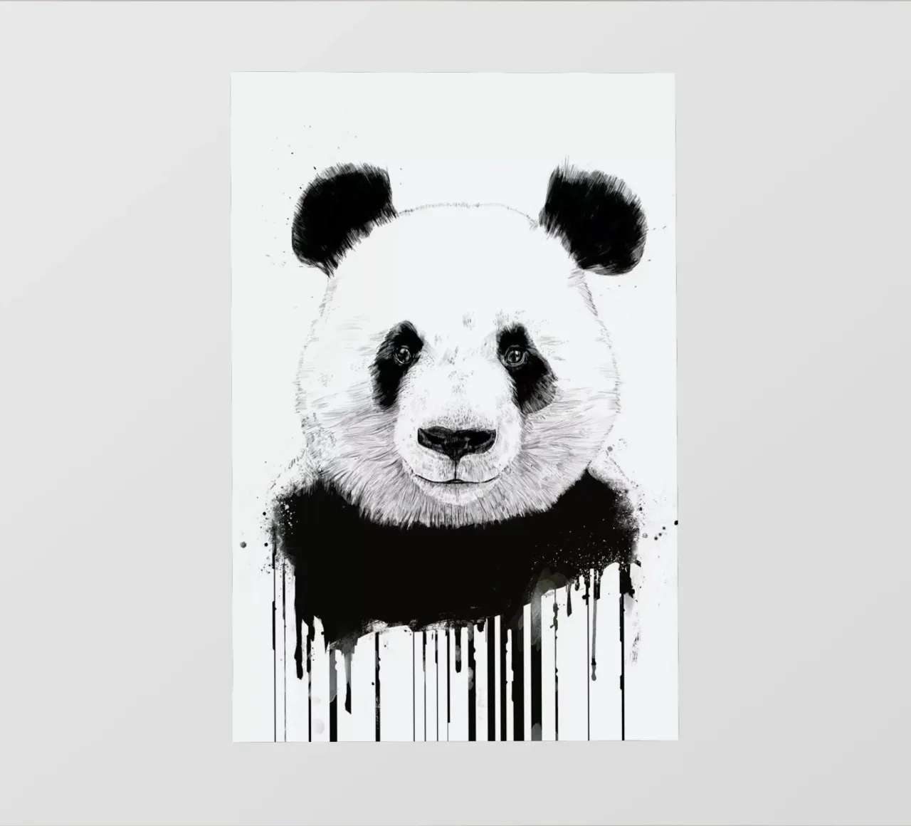 Graffiti Panda telo in pvc da Balazs Solti