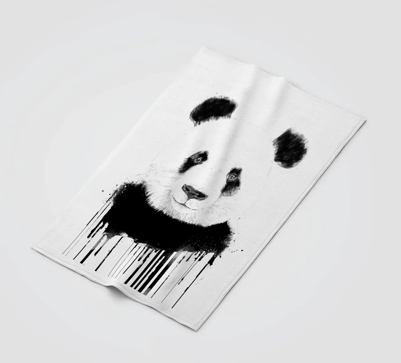 Graffiti Panda coperta in pile da Balazs Solti