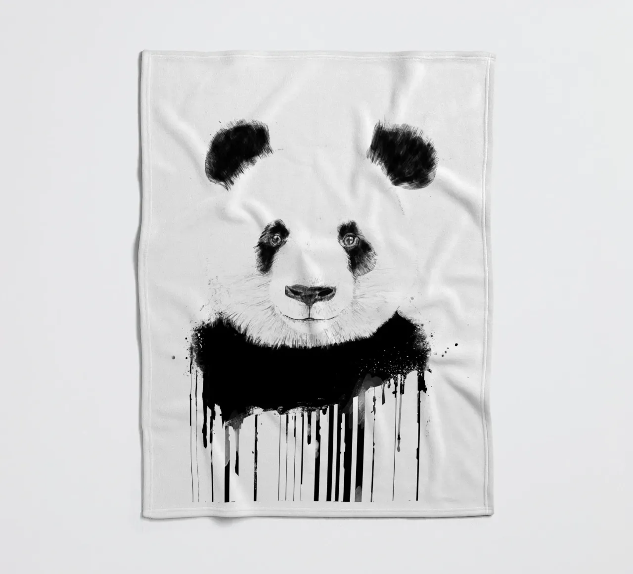 Graffiti Panda coperta in pile da Balazs Solti