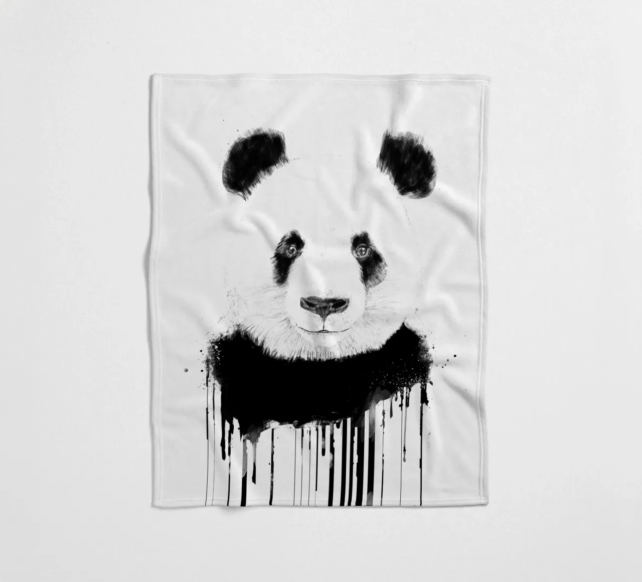 Graffiti Panda coperta in pile da Balazs Solti