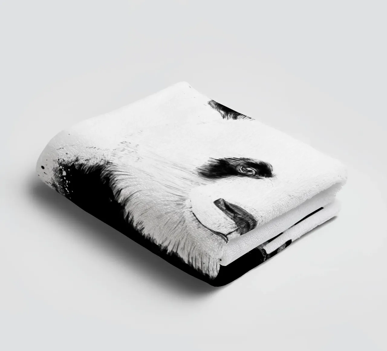 Graffiti Panda asciugamano da bagno da Balazs Solti