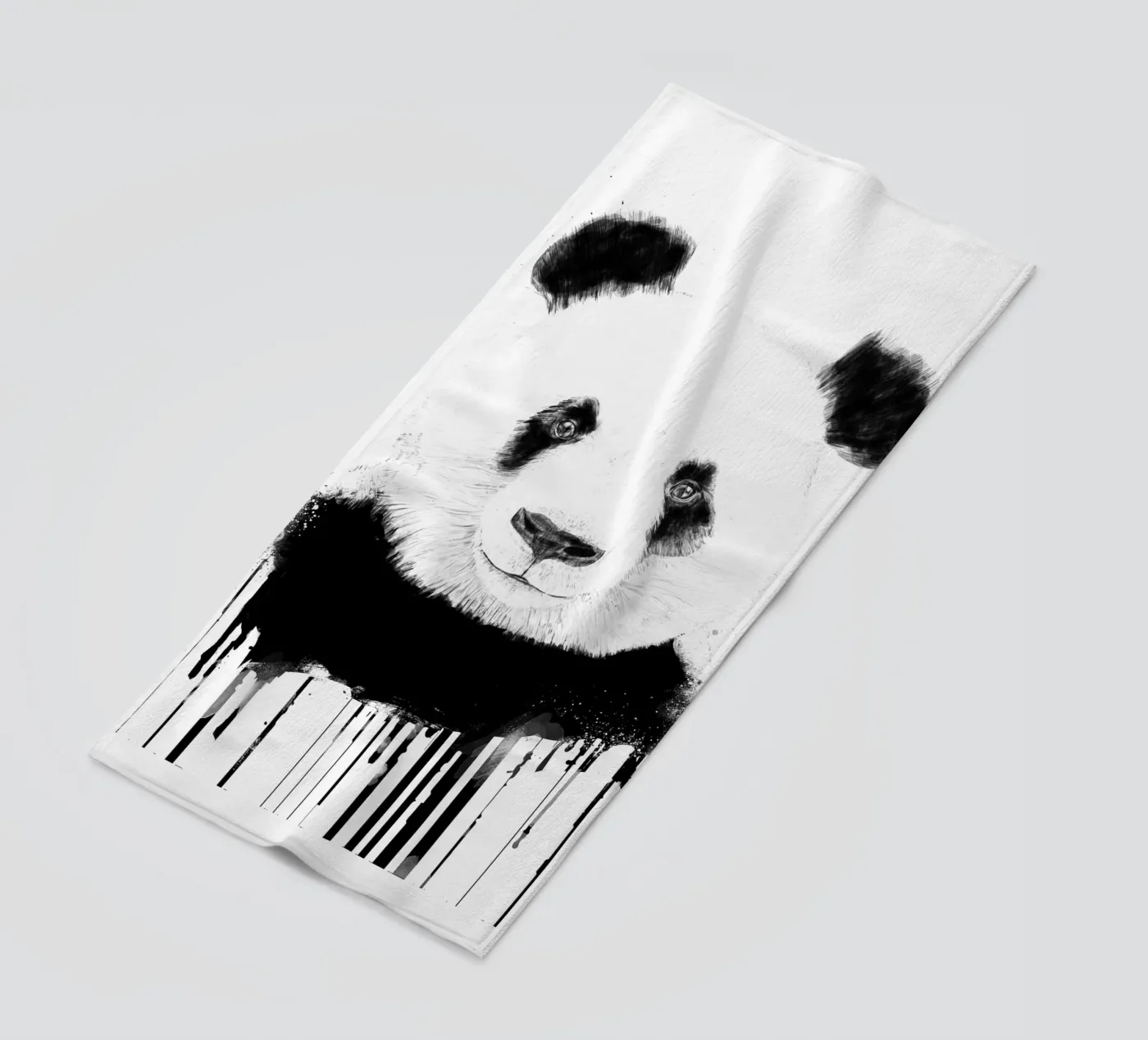 Graffiti Panda telo mare da Balazs Solti