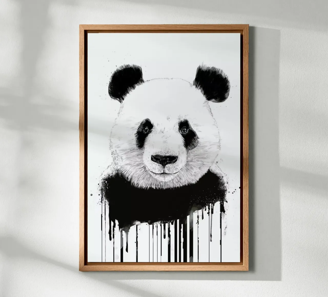 Graffiti Panda alluminio dibond da Balazs Solti