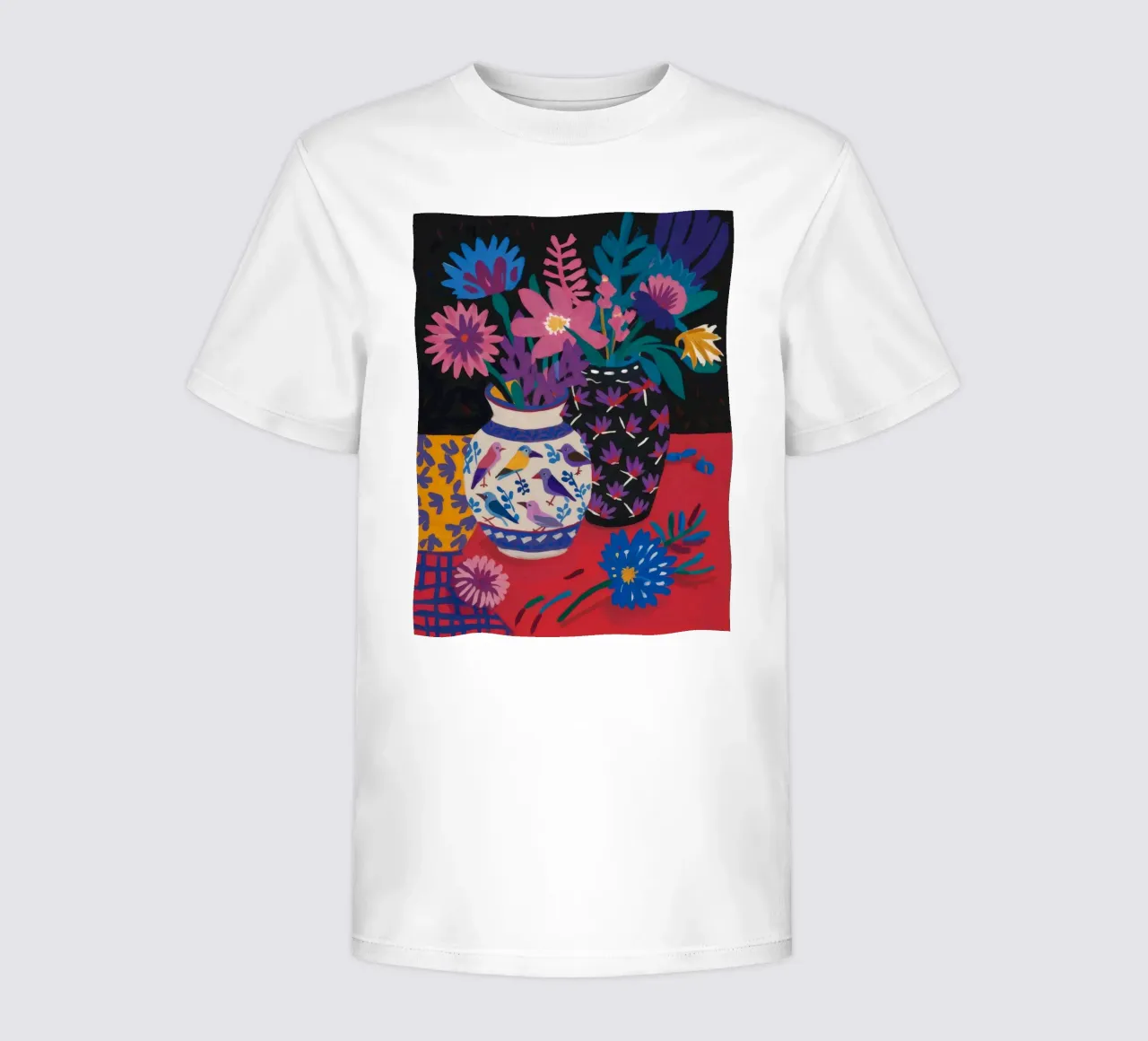 Middernachtbloei vaas kinder t-shirt van Paez Harmony