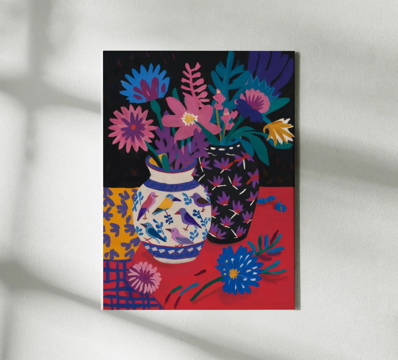 Vaso Midnight Bloom tela da Paez Harmony