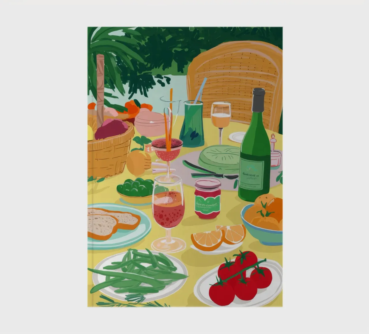 Festin Alfresco Sunshine carnet de notes de Paez Harmony