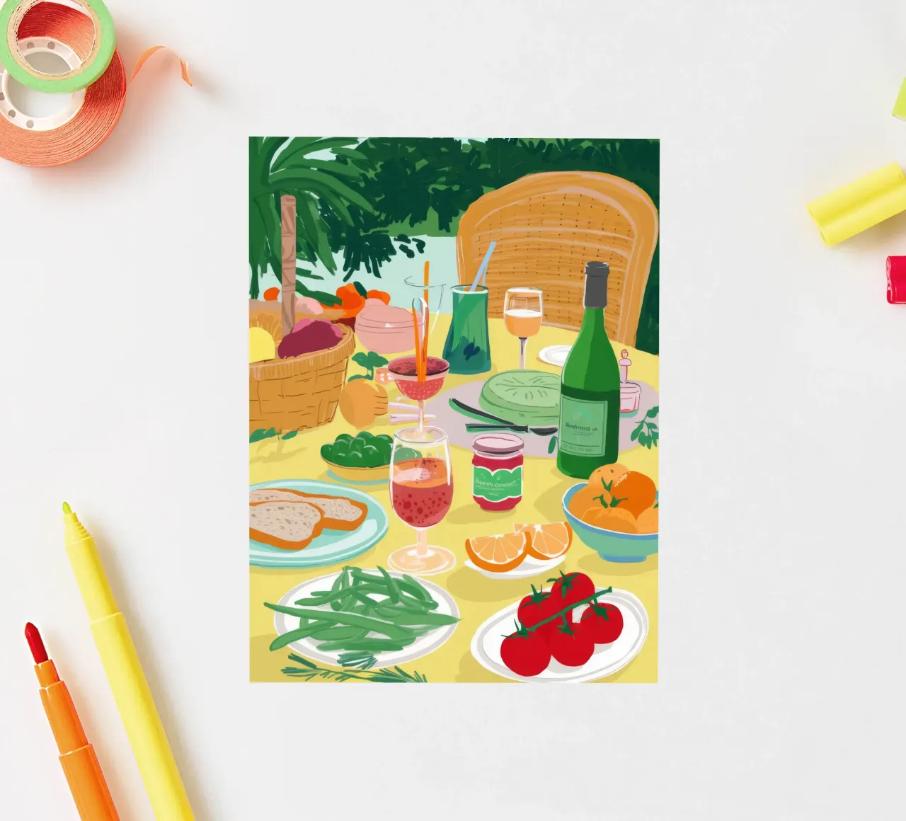 Alfresco Feast Sunshine sticker by Paez Harmony