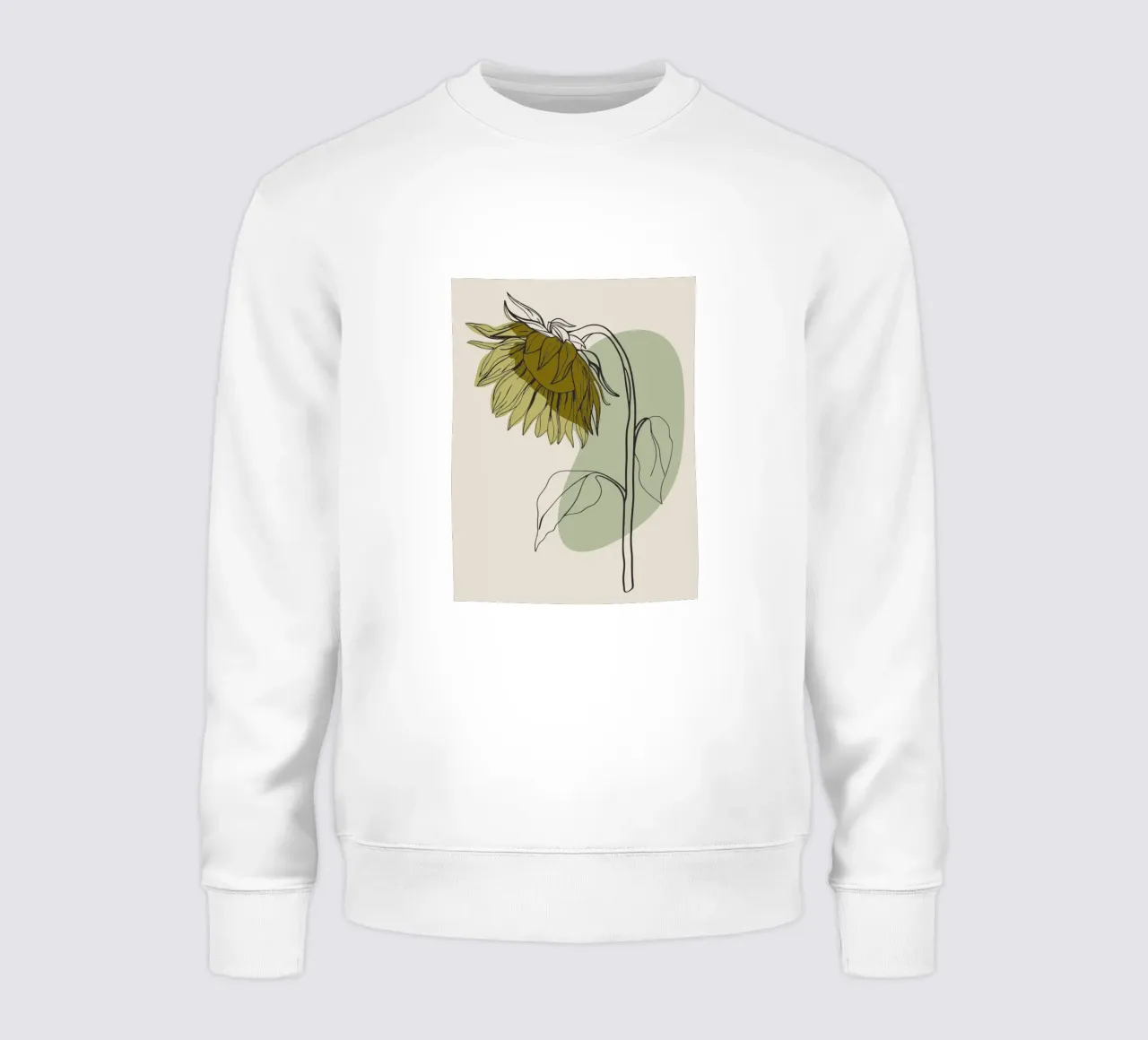 Girasole minimalista felpa da RELAXING TOUCH