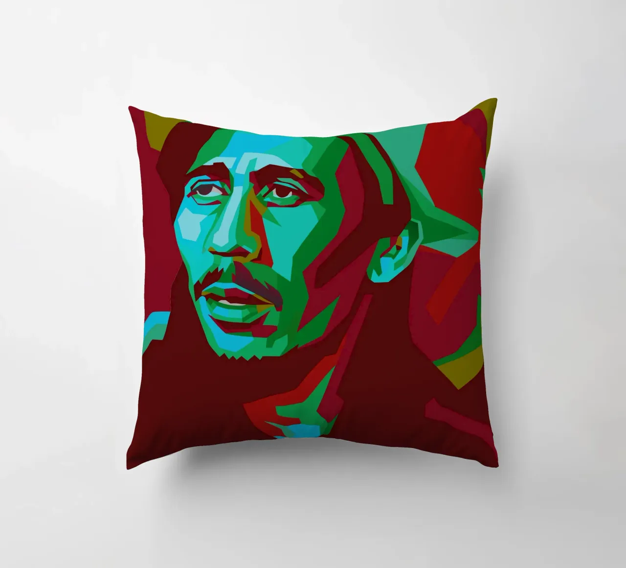 bob marley retro pop art wpap cuscino da aiswa