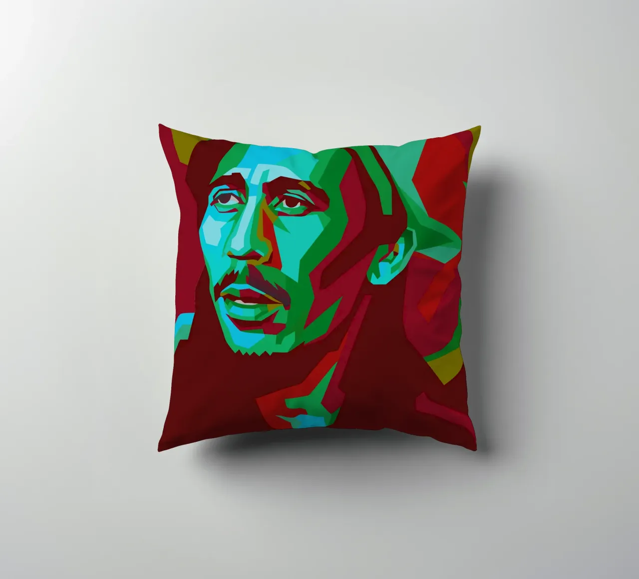 bob marley retro pop art wpap cuscino da aiswa