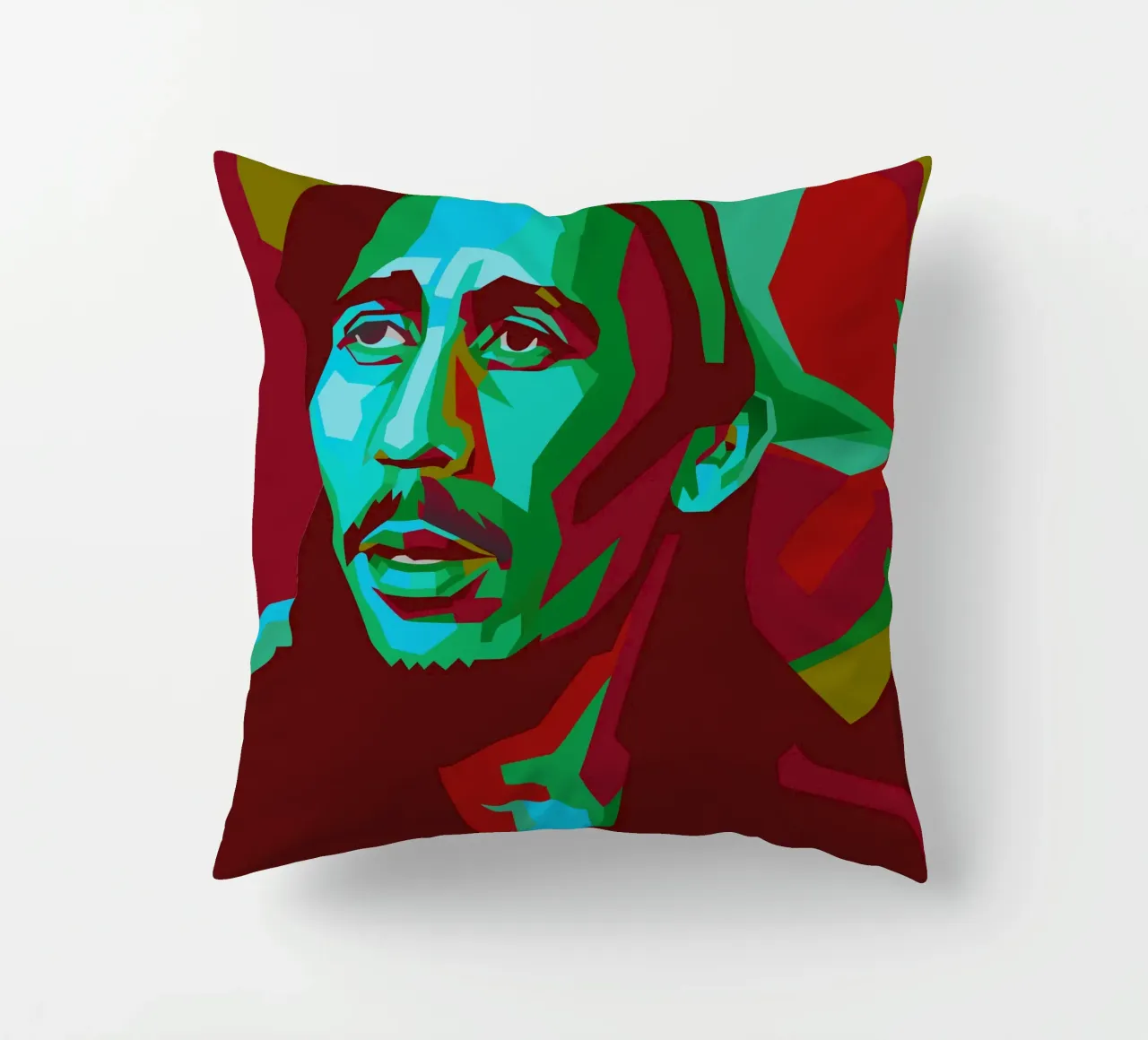 bob marley retro pop art wpap cuscino da aiswa