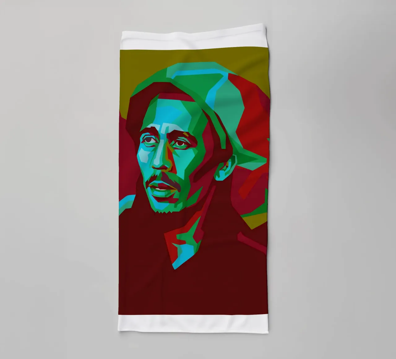 bob marley retro pop art wpap asciugamano da bagno da aiswa