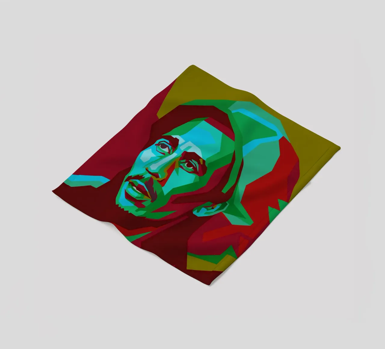 bob marley retro pop art wpap coperta in pile da aiswa