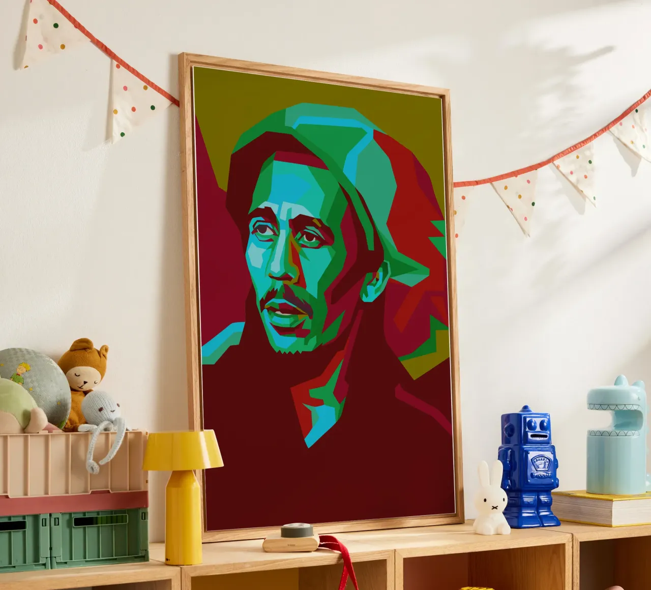bob marley retro pop art wpap plexiglass da aiswa