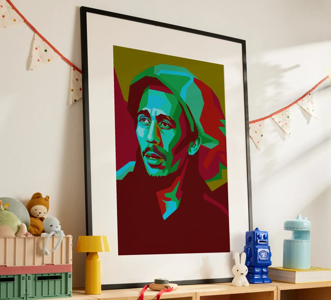 bob marley retro pop art wpap carta hahnemühle da aiswa