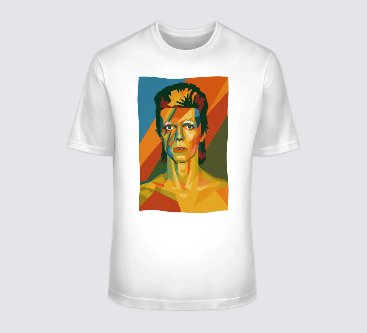 bowie retro pop art wpap camiseta de aiswa