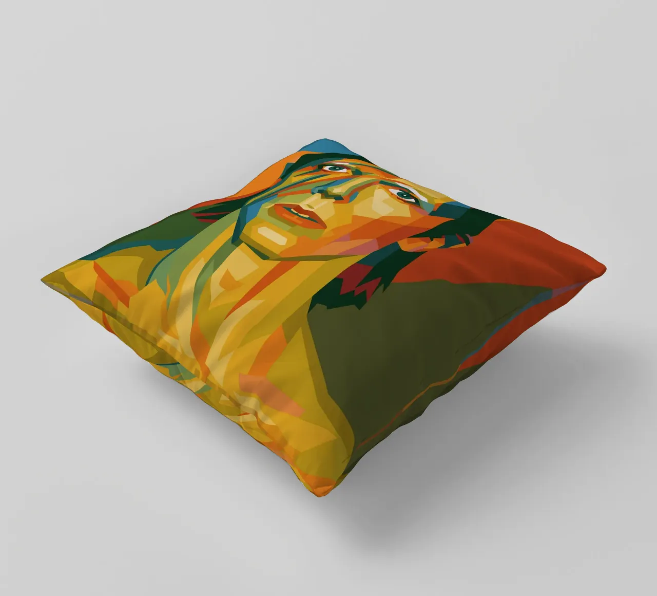 bowie retro pop art wpap cuscino da aiswa