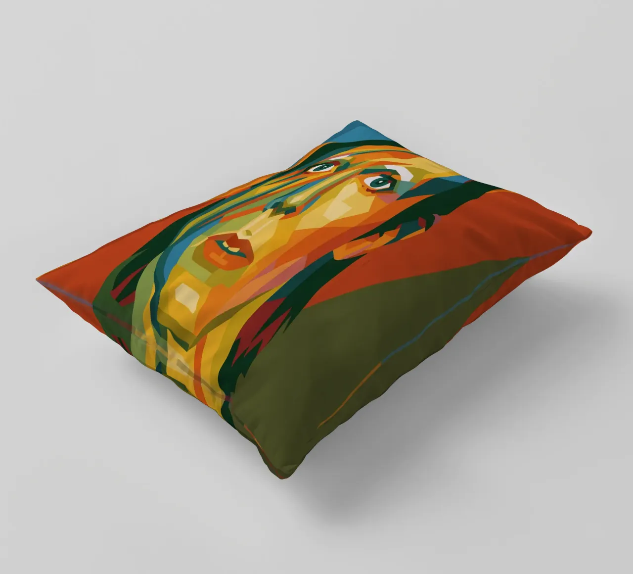 bowie retro pop art wpap cuscino da aiswa