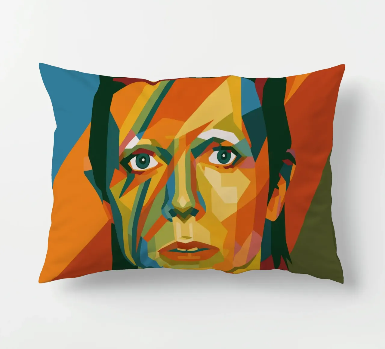 bowie retro pop art wpap cuscino da aiswa