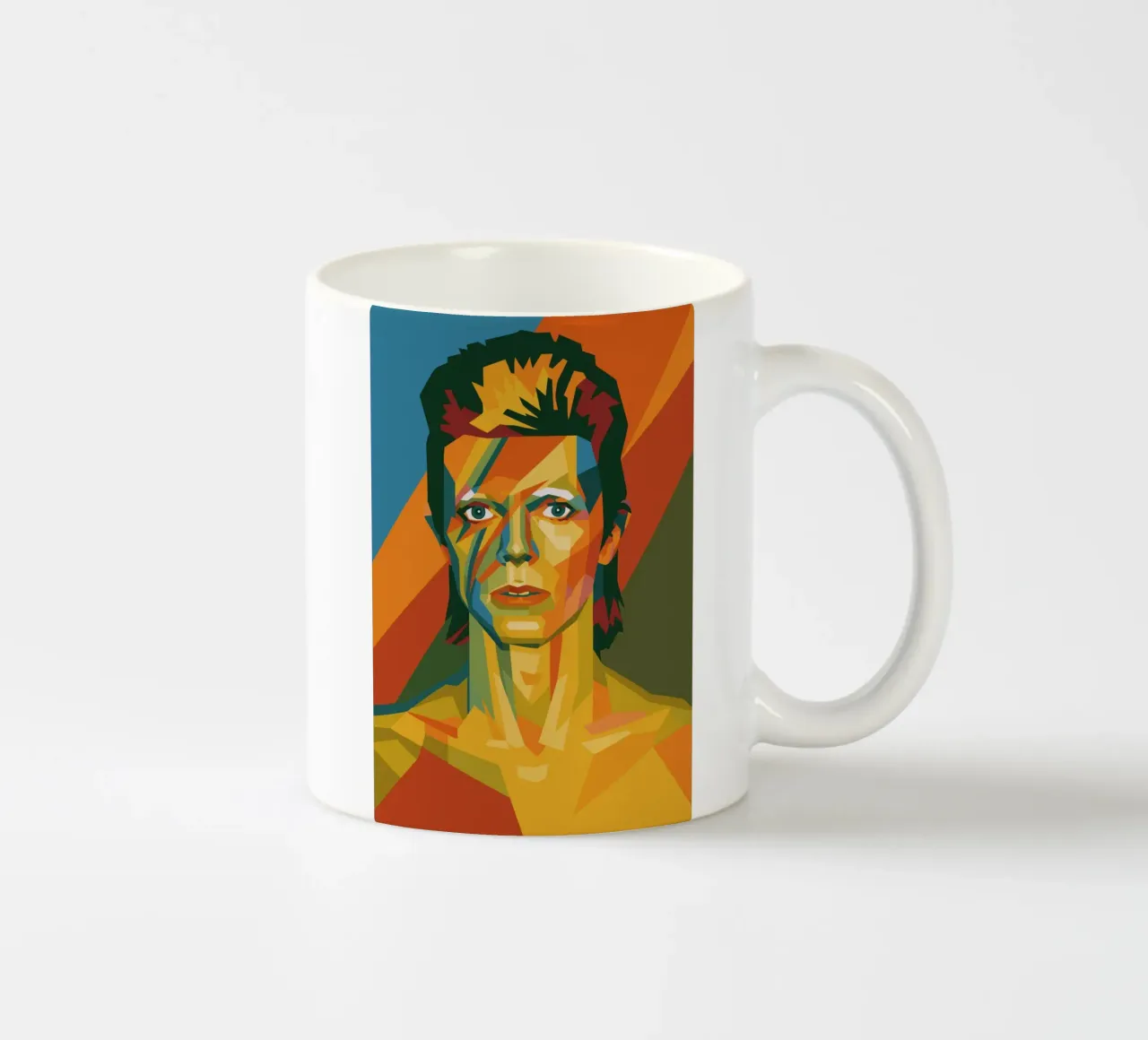 bowie retro pop art wpap tazza in ceramica da aiswa