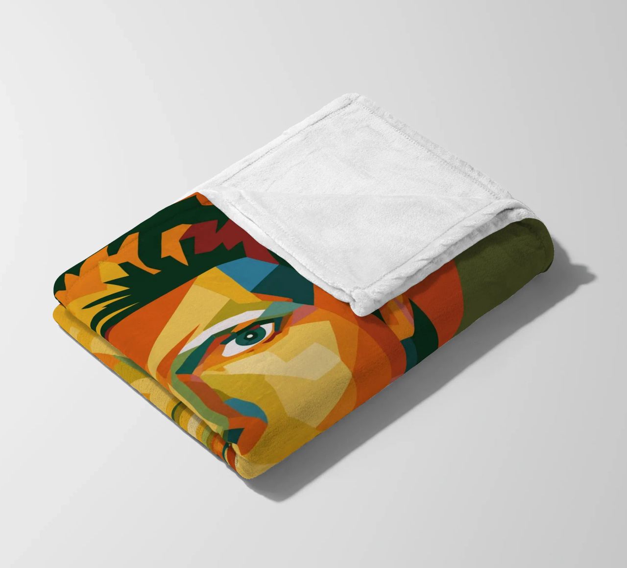bowie retro pop art wpap coperta in pile da aiswa