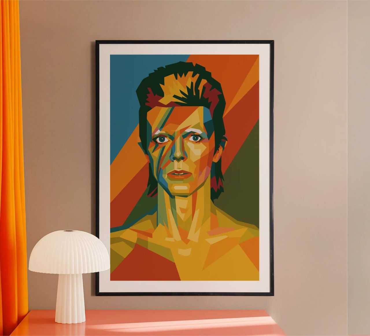 bowie retro pop art wpap carta hahnemühle da aiswa