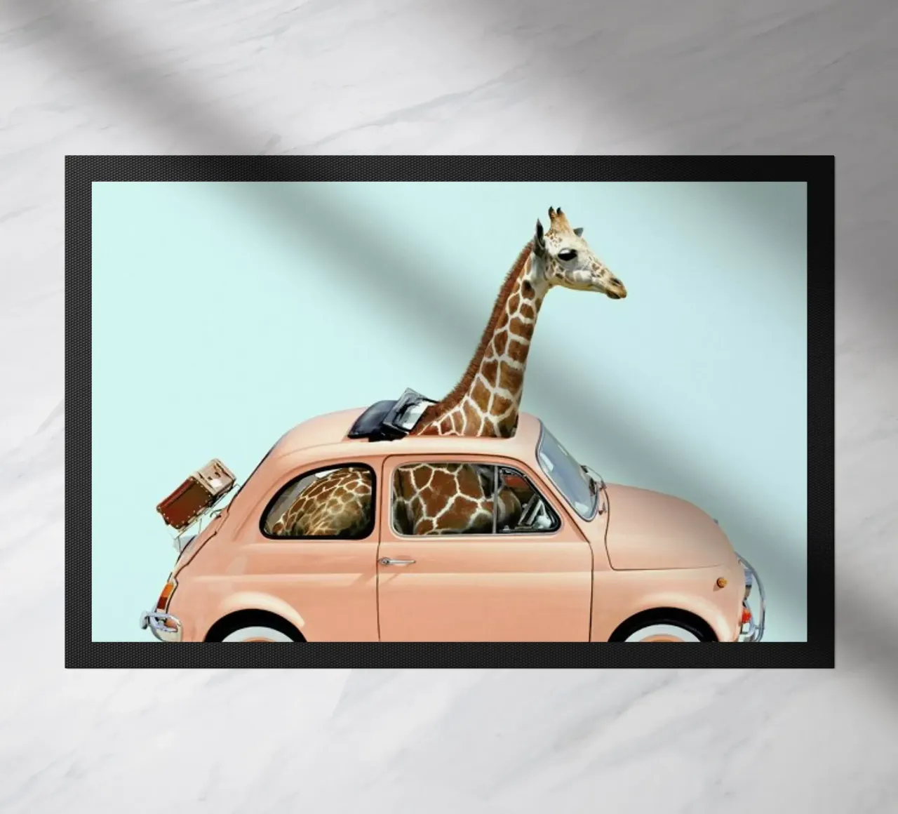 Giraffe Car zerbino da Paul Fuentes Design