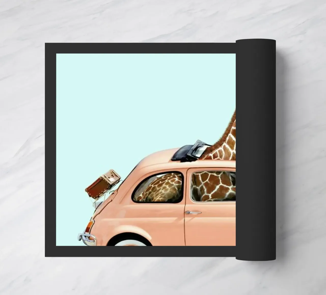 Giraffe Car zerbino da Paul Fuentes Design