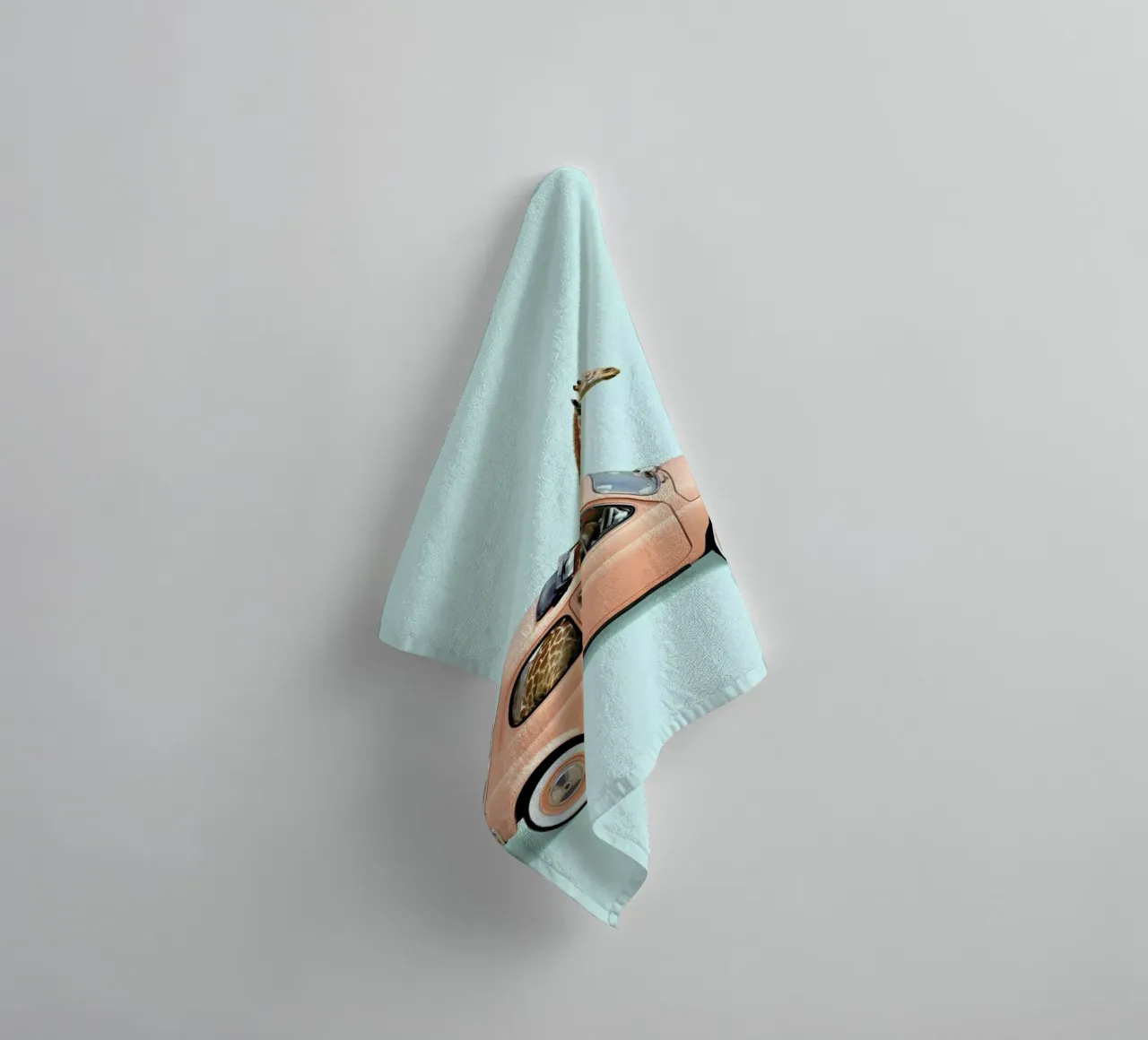Giraffe Car asciugamano da bagno da Paul Fuentes Design