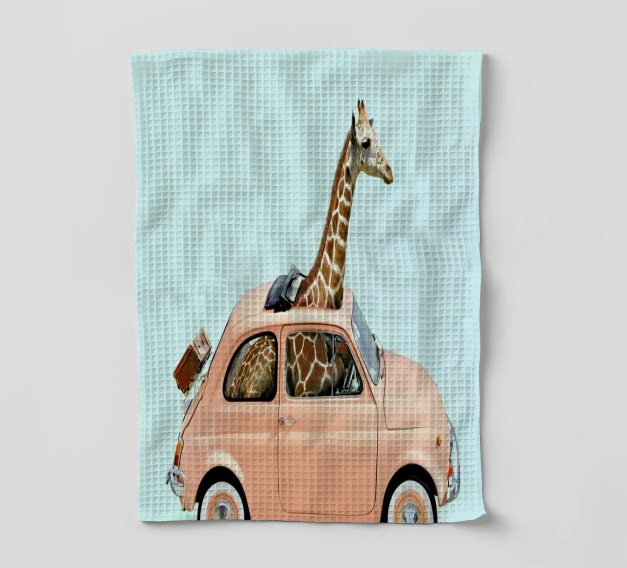Giraffe Car canovaccio da cucina da Paul Fuentes Design