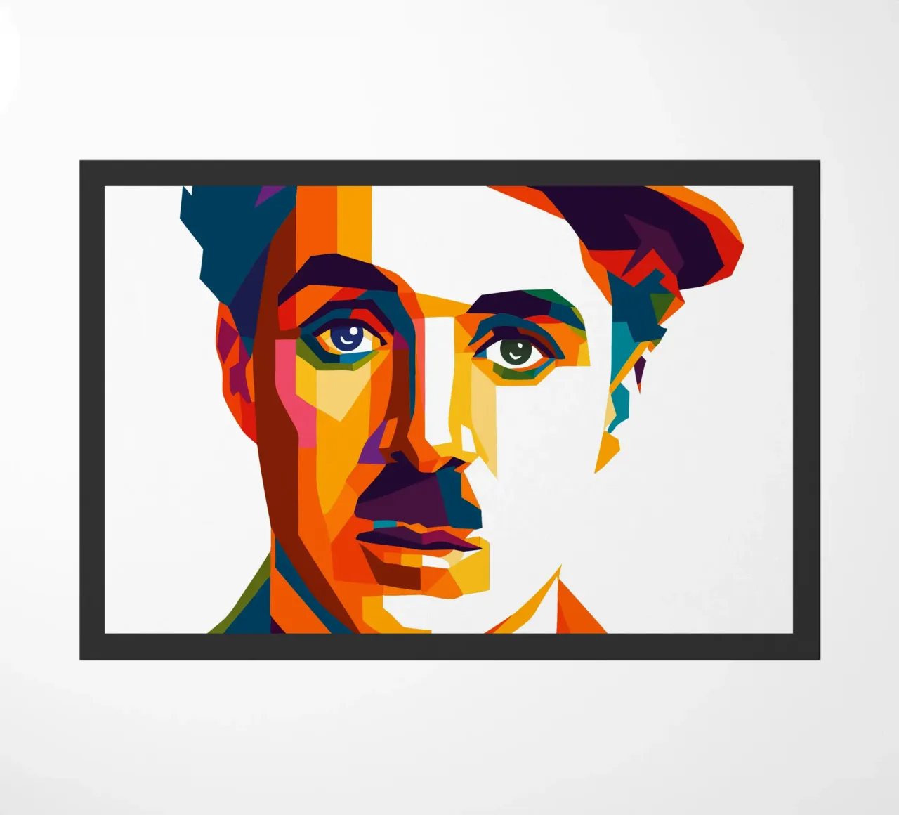 charli chaplin retro pop art wpap zerbino da aiswa