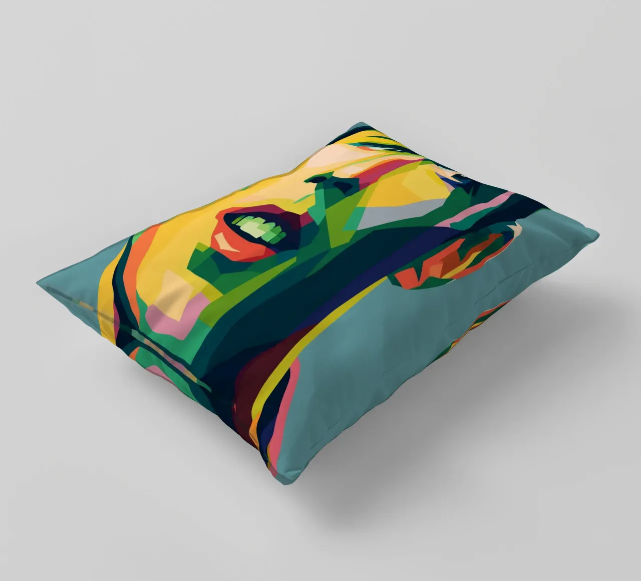 christiano ronaldo retro pop art wpap cuscino da aiswa