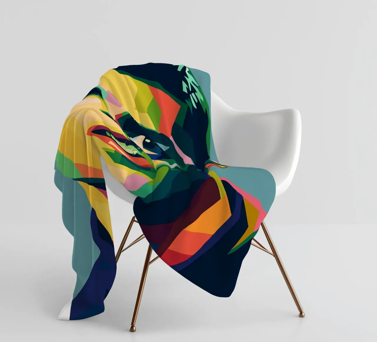 christiano ronaldo retro pop kunst wpap Fleecedecke von aiswa