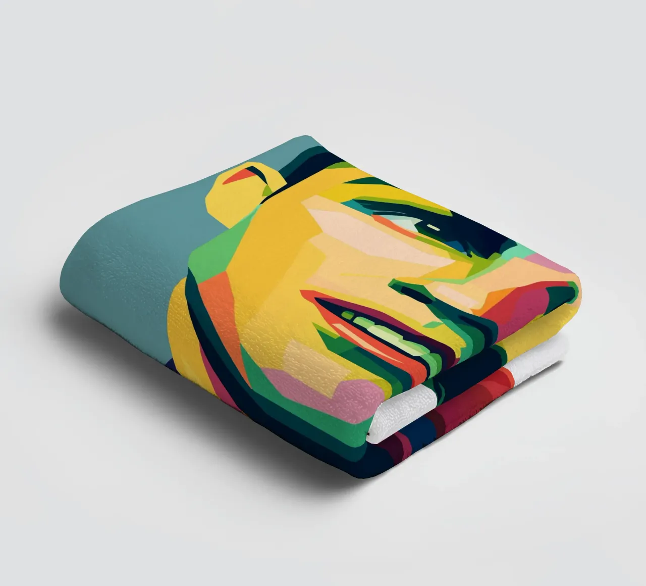 christiano ronaldo retro pop art wpap serviette de bain de aiswa