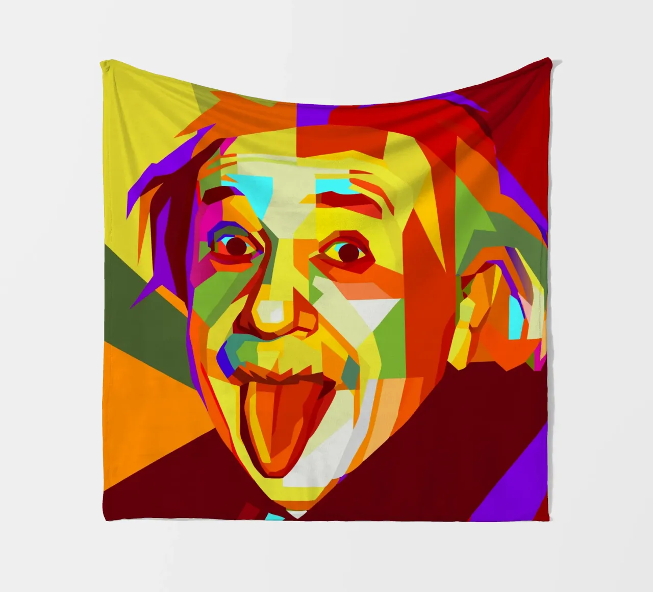 einstein retro pop art wpap coperta in pile da aiswa