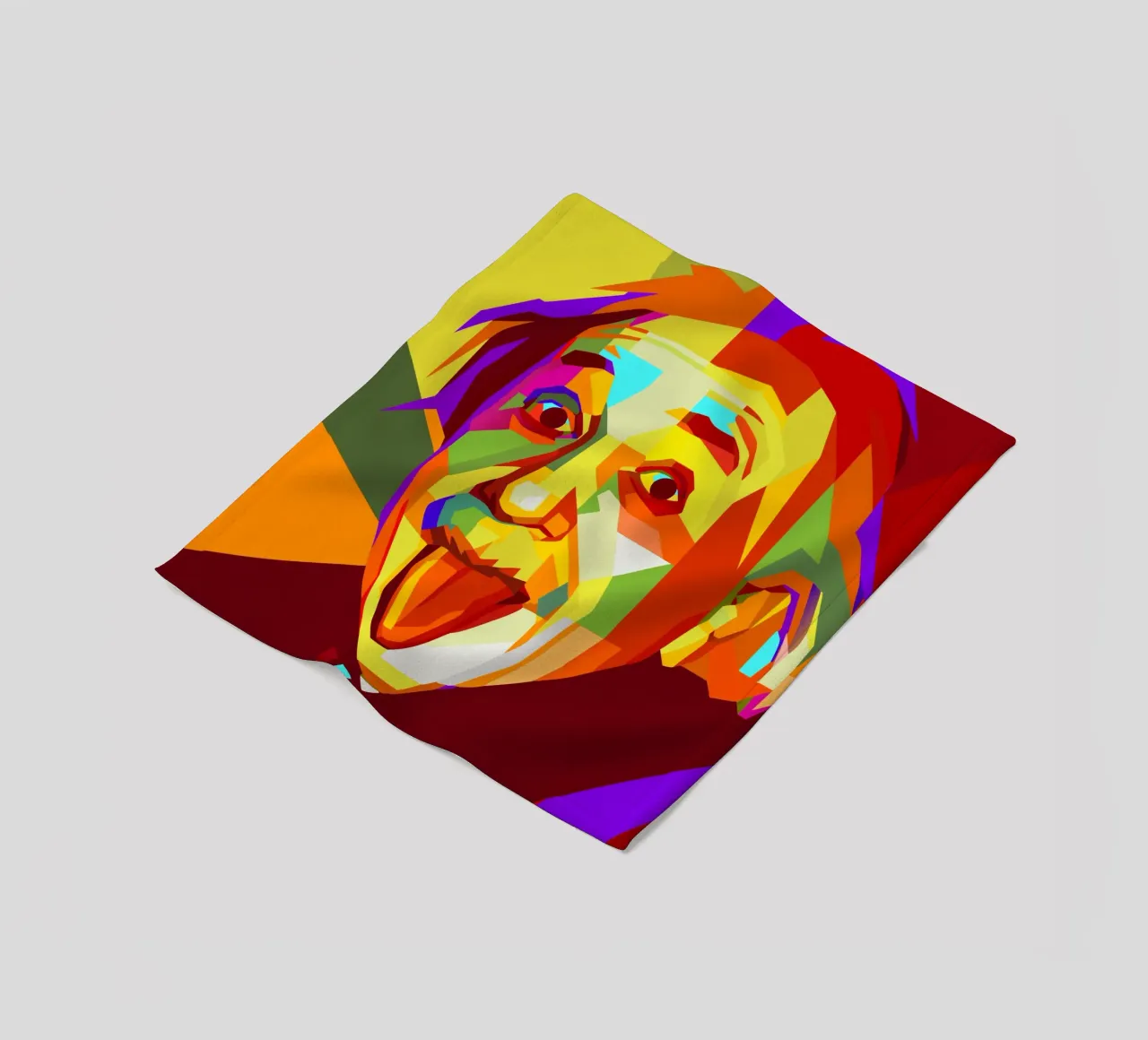 einstein retro pop art wpap coperta in pile da aiswa