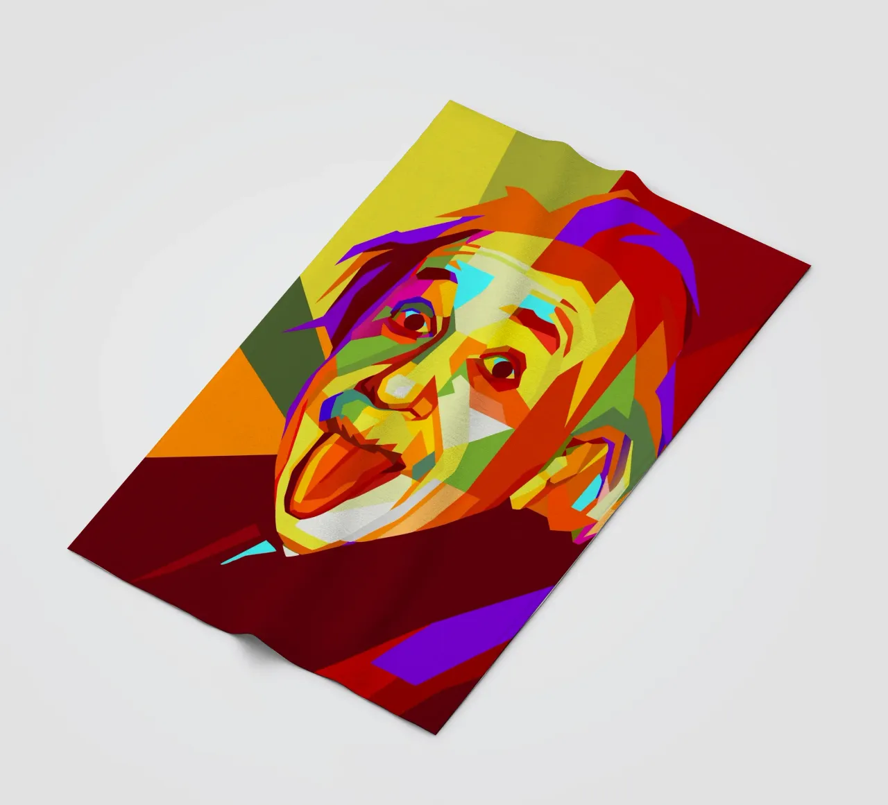 einstein retro pop art wpap coperta in pile da aiswa