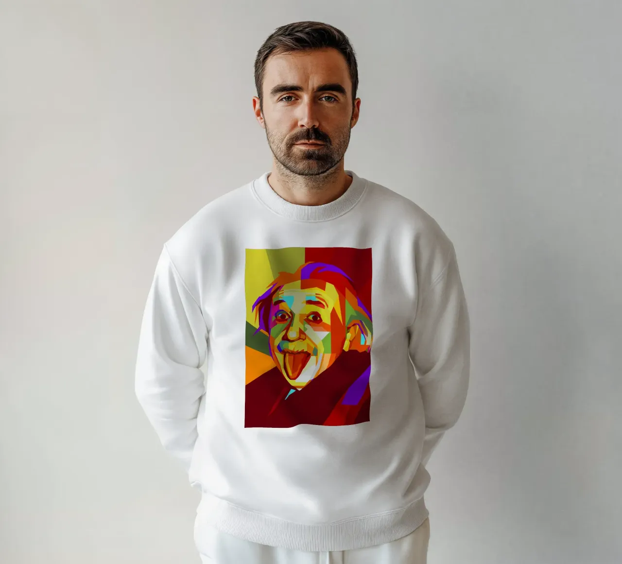 einstein retro pop art wpap sweat de aiswa