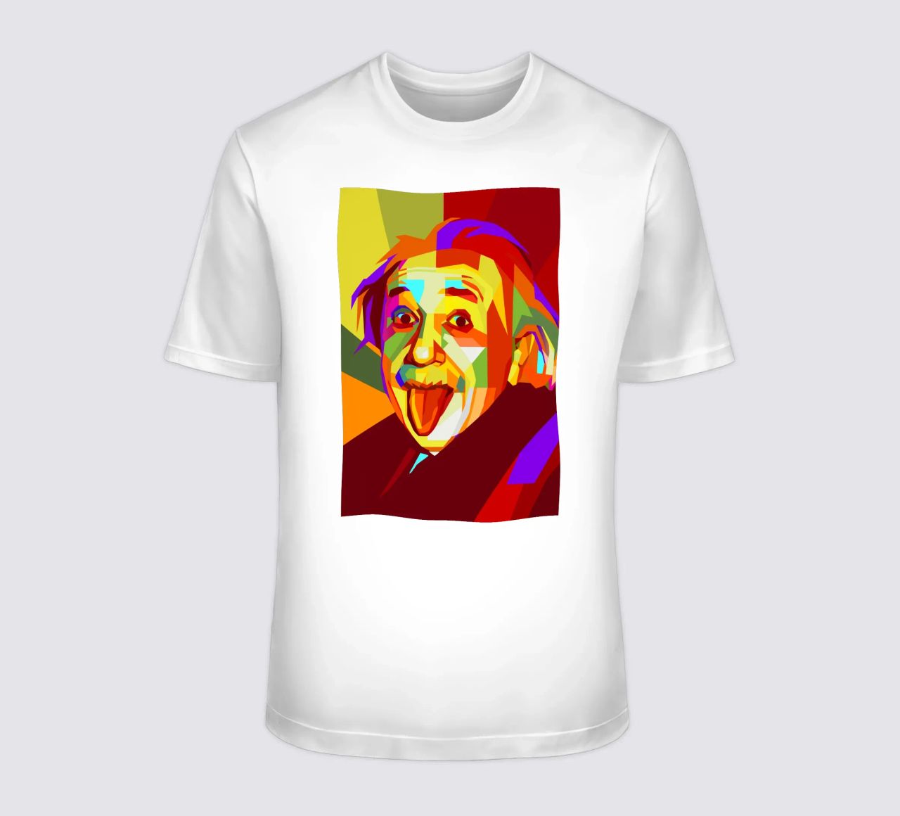 einstein retro pop art wpap t-shirt da aiswa