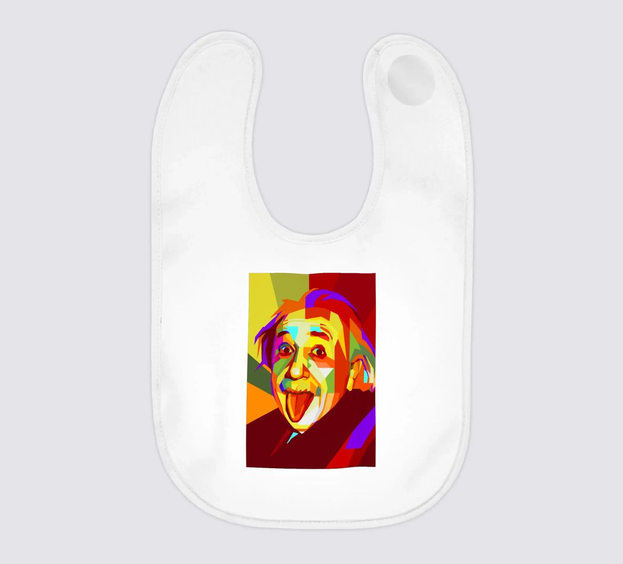 einstein retro pop art wpap bavaglino da aiswa