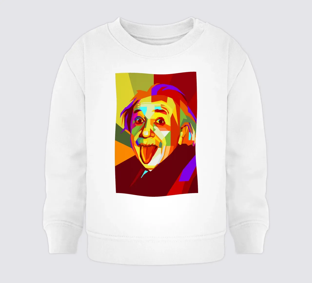 einstein retro pop art wpap sweat pour bébé de aiswa
