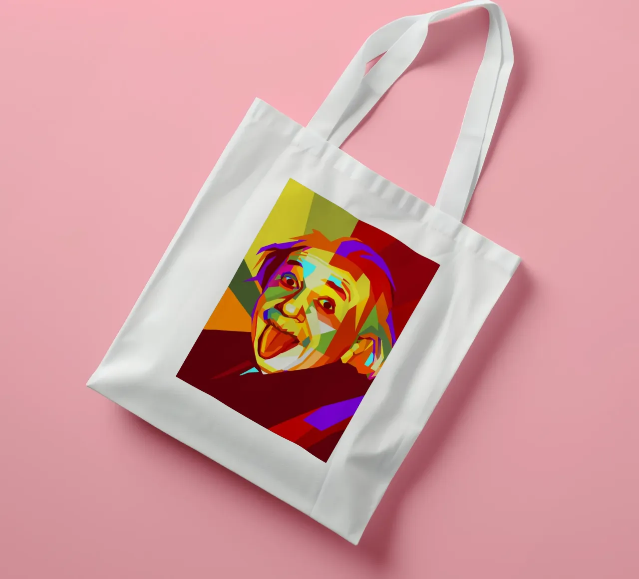 einstein retro pop art wpap borsa in juta da aiswa