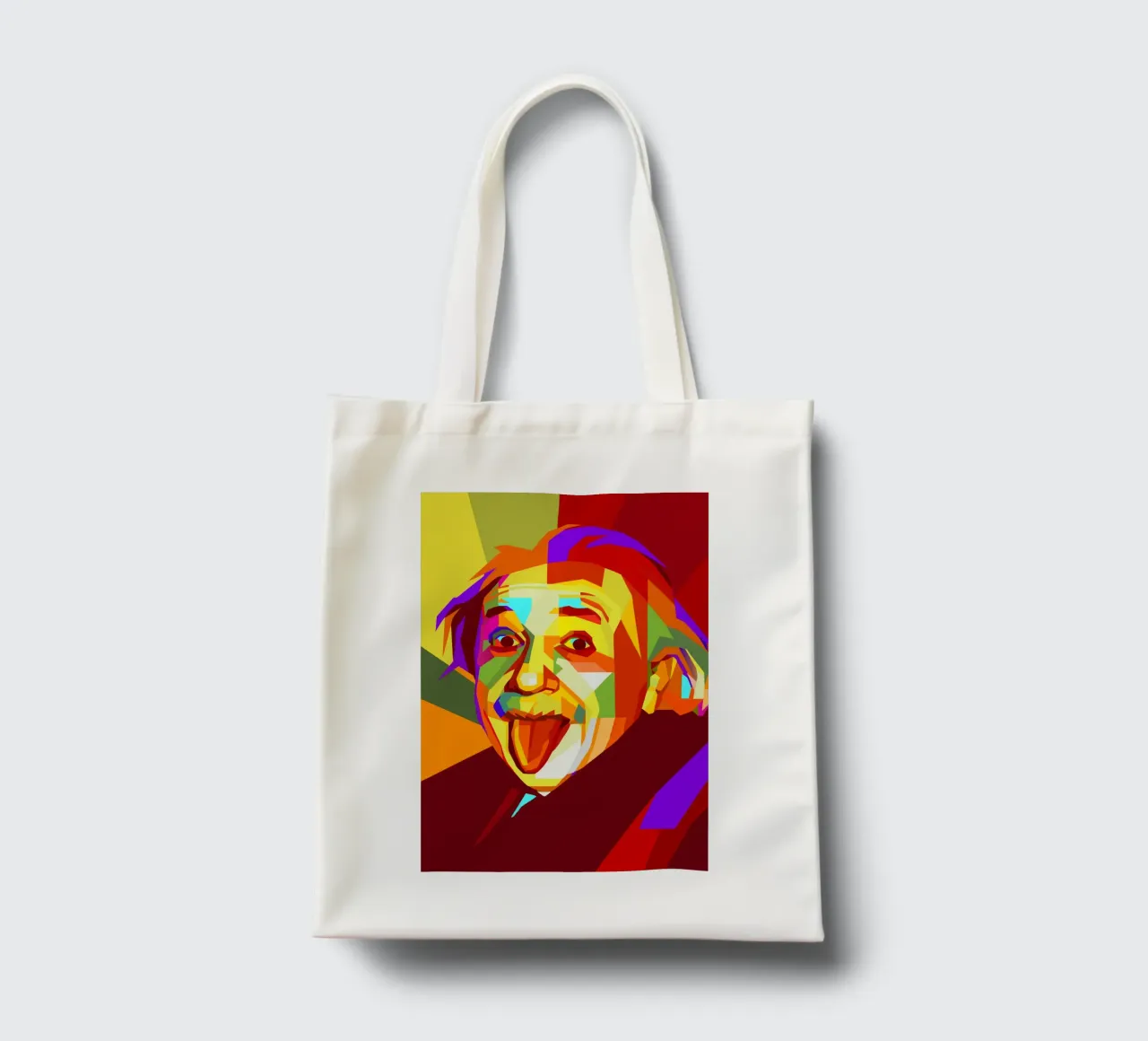 einstein retro pop art wpap borsa in juta da aiswa